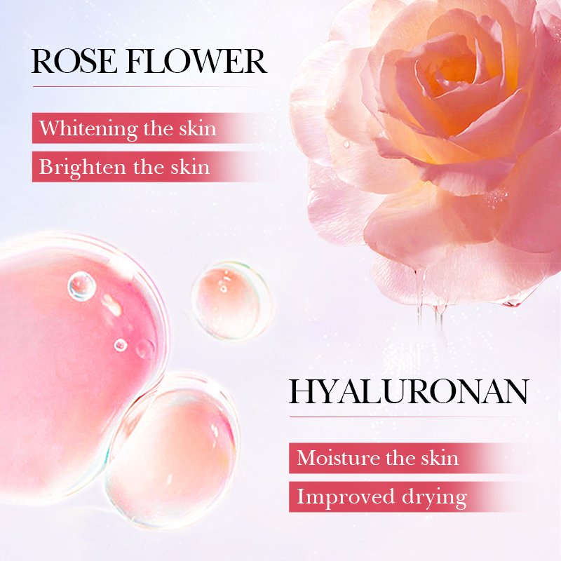 Body Care Rose hydrating body lotion Whitening Smoothing Nourishing the skin Lotion