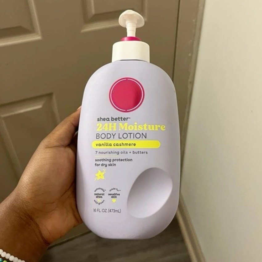 Custom Logo body lotion vanilla cashmere luxury natural vegan shea better body lotion- vanilla cashmere 24