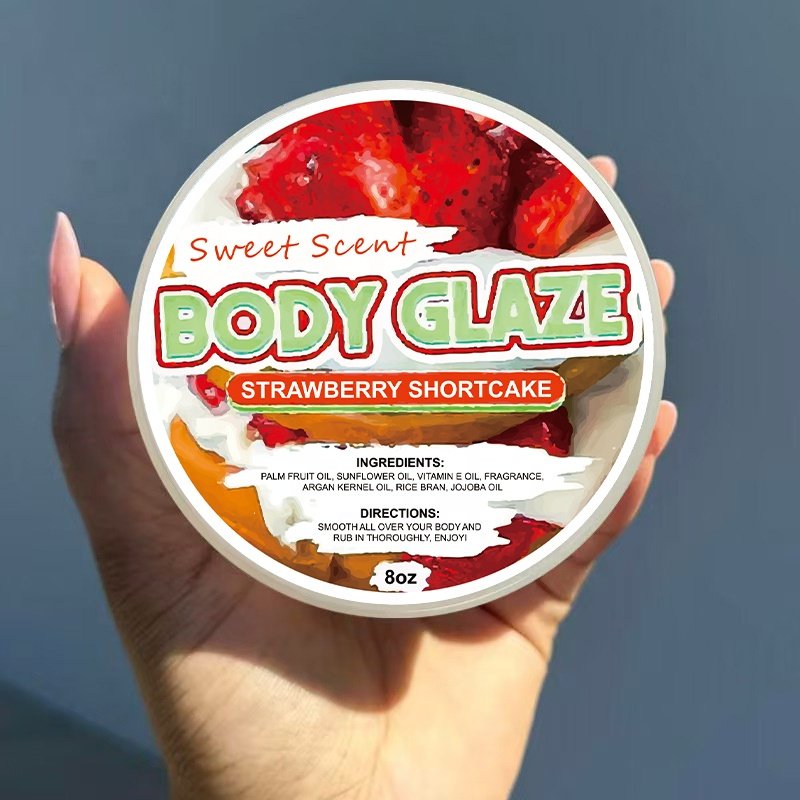 Scent from Heaven Body Glaze Whitening Lotion with Vitamin E Shea Butter Adults Body Care Cream