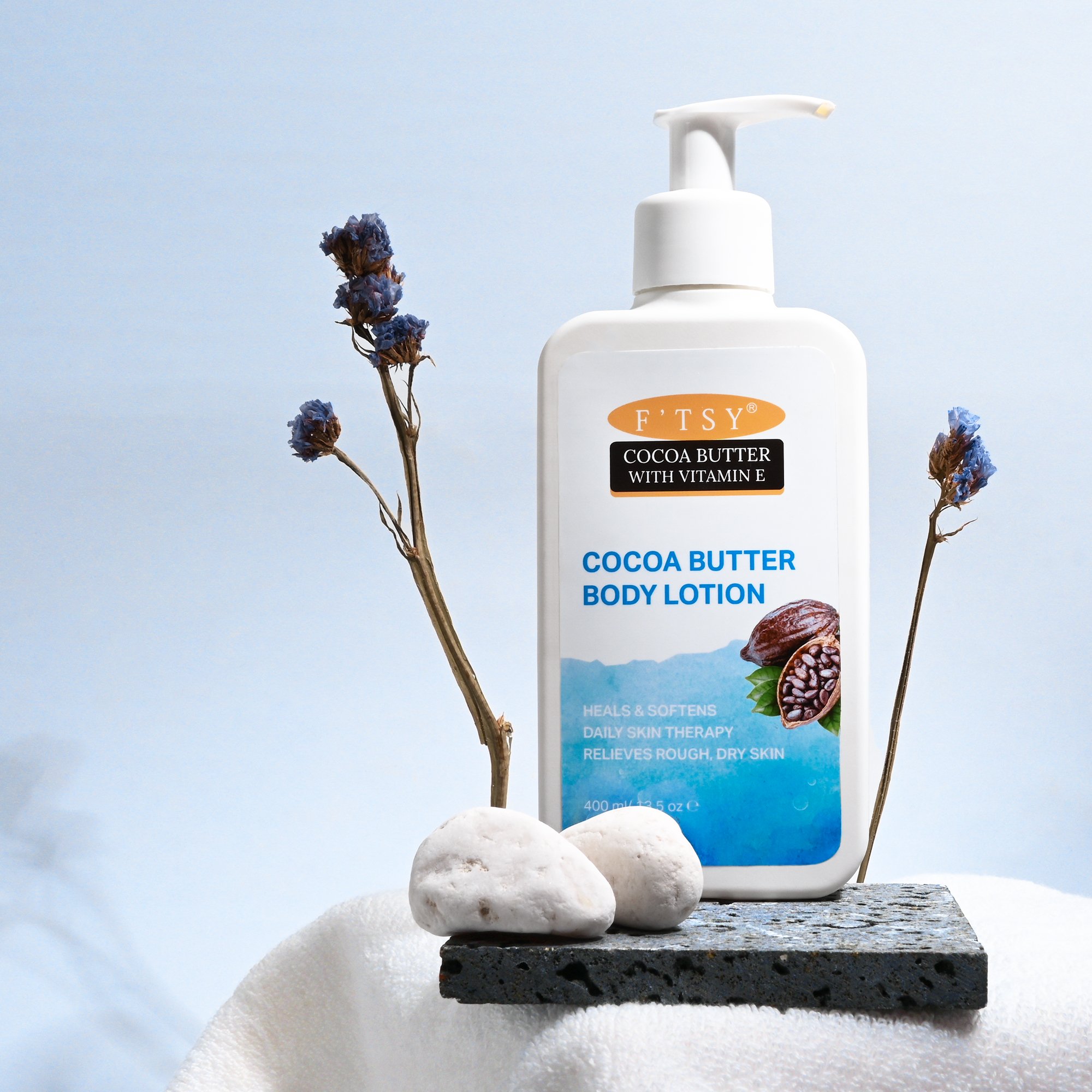 Christmas Gift Natural Cocoa Butter Cream For Dry Skin Body Moisturizer Nourishing Body Lotion