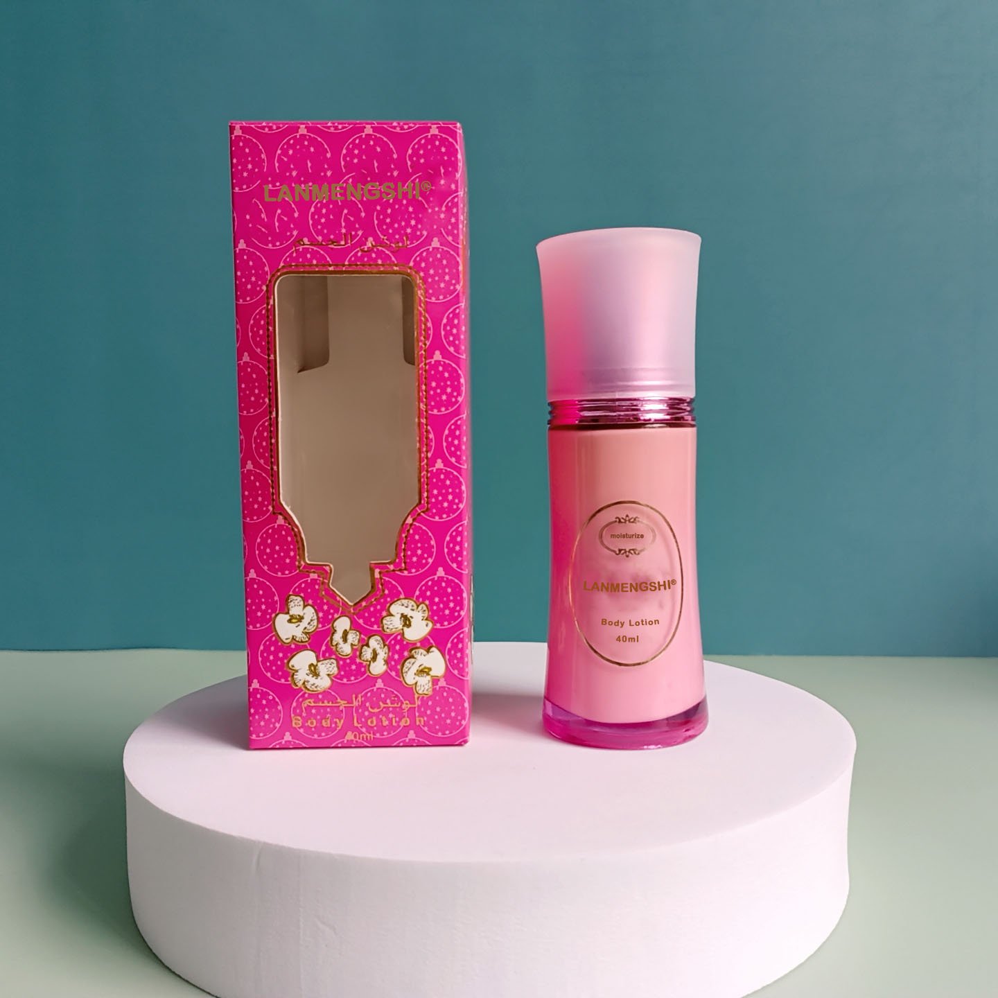 Newly designed natural organic whitening body lotion with pump