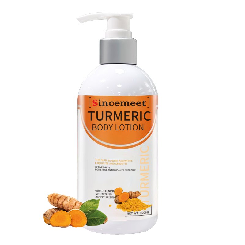 Custom Fragrance Black Skin Brightening Spot Removal Lightening Dark Skin Bleaching Cream Turmeric Body Whitening Lotion