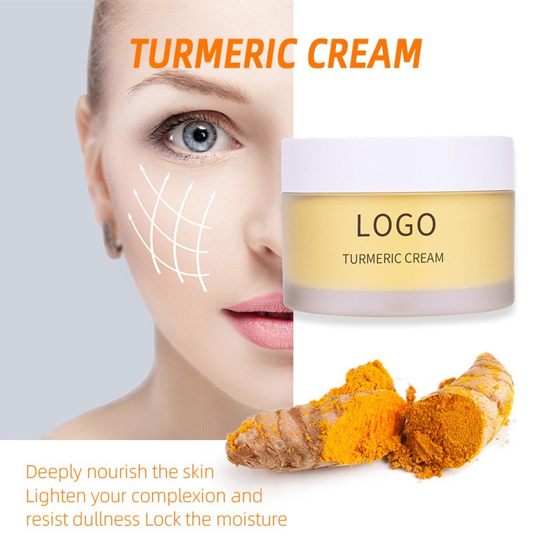 OEM ODM Turmeric Lotion Face Toner Cream Serum Body Scrub Essential Oil Products Turmeric Skin Care Set