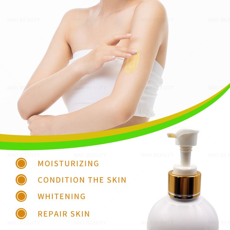 Private Label Vegan Organic Adult Skin Lightening Whitening Moisturizing Turmeric Body Lotion