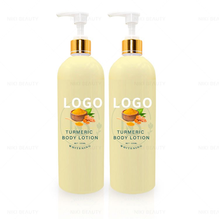 Private Label Vegan Organic Adult Skin Lightening Whitening Moisturizing Turmeric Body Lotion
