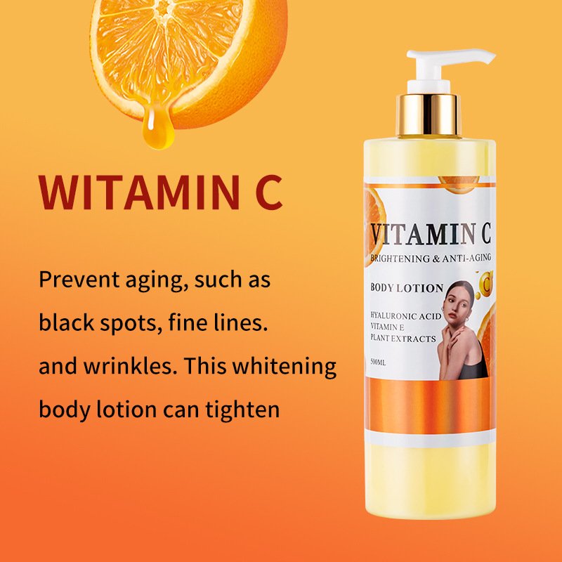 Papaya VC Carrot Plus Body Lotion Moisturizing Whitening Tightening Oil Contral Face And Body Skin Care Lotion 500ml
