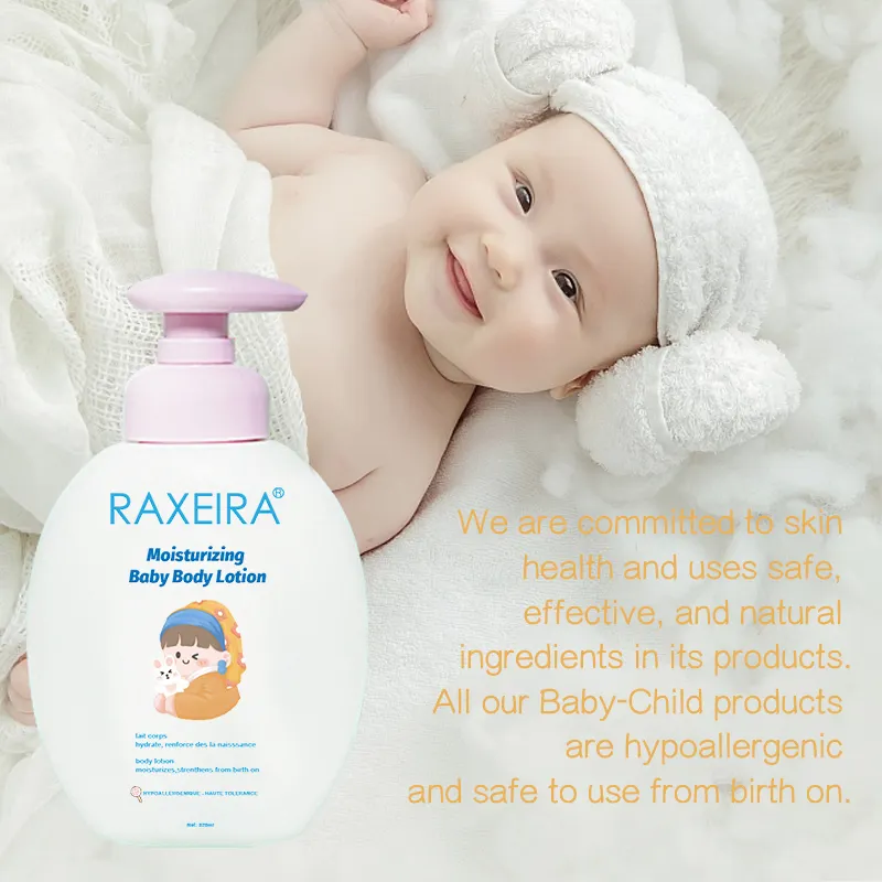 Private Label All Natural Organic Baby Skin Whitening Lotion & Cream Daily Moisturizing Cream Baby Body Lotion