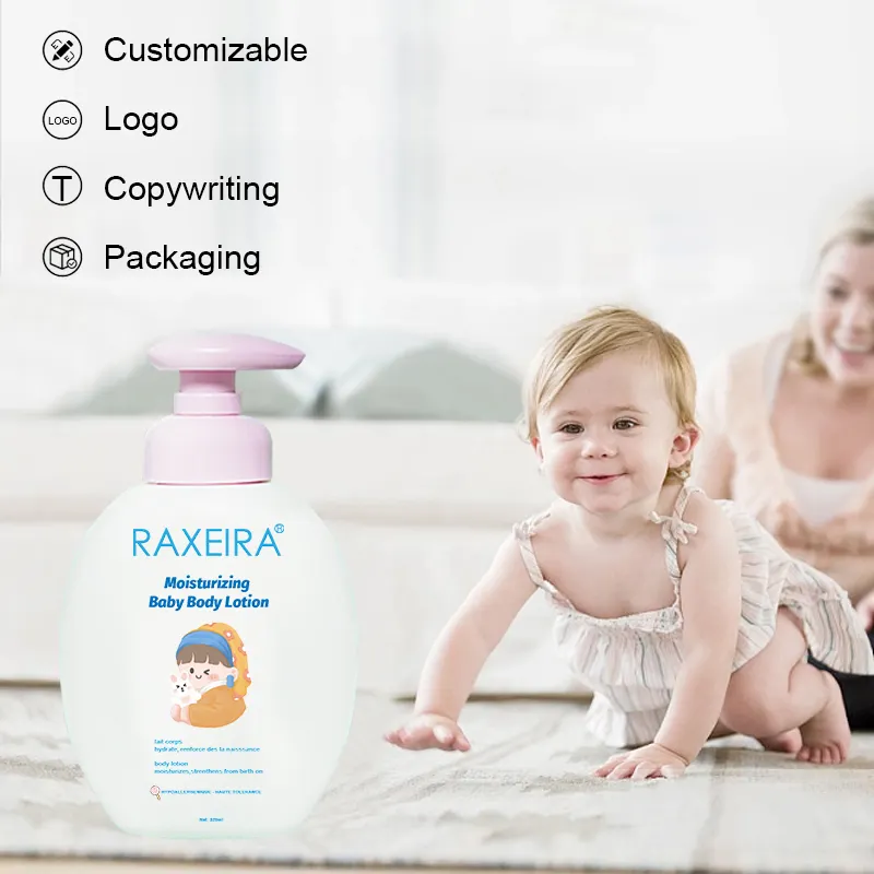 Private Label All Natural Organic Baby Skin Whitening Lotion & Cream Daily Moisturizing Cream Baby Body Lotion