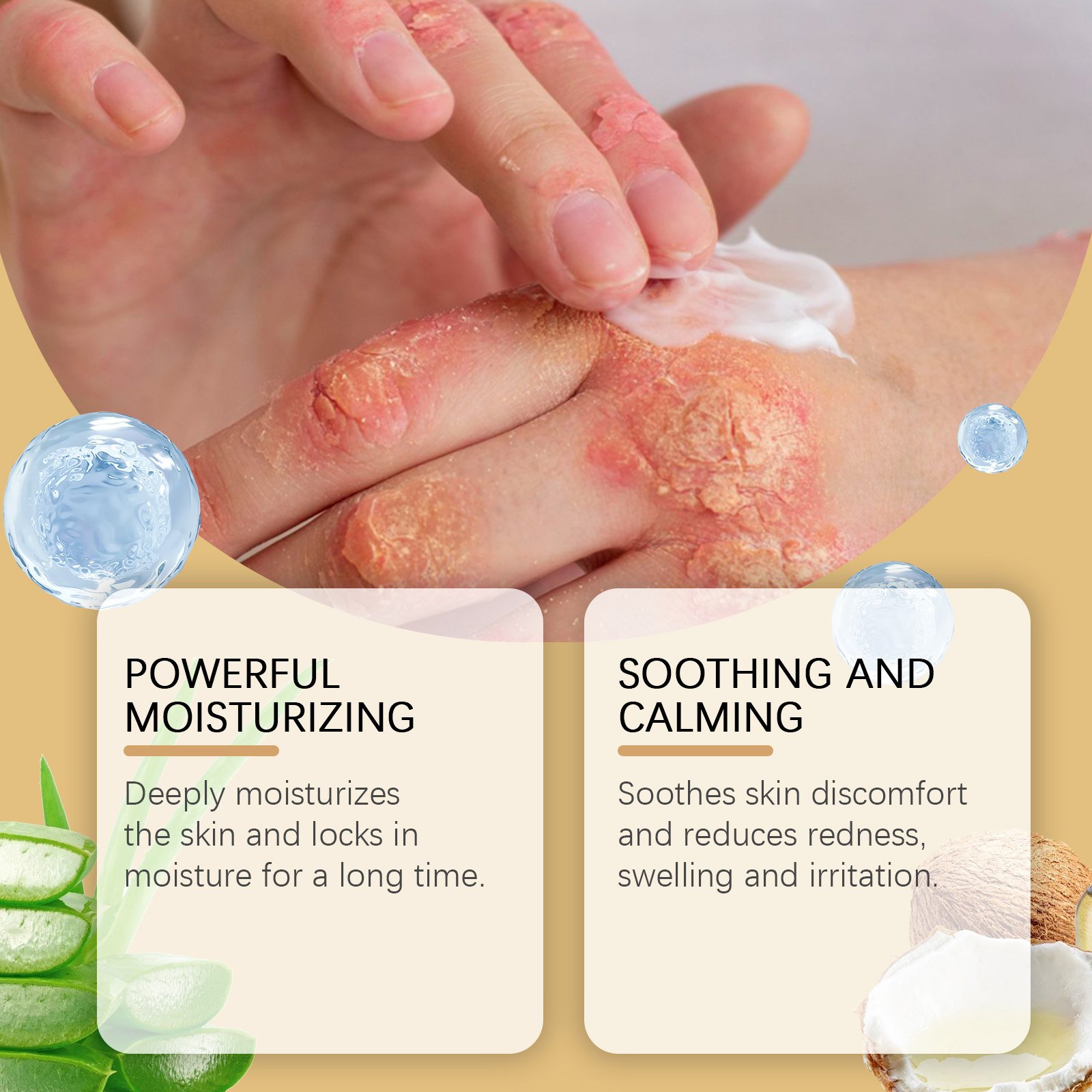 OEM Private Label 100% Natural Baby Cream Moisturizing Cream 250ml Vitamin B5 Face & Body Eczema Cream