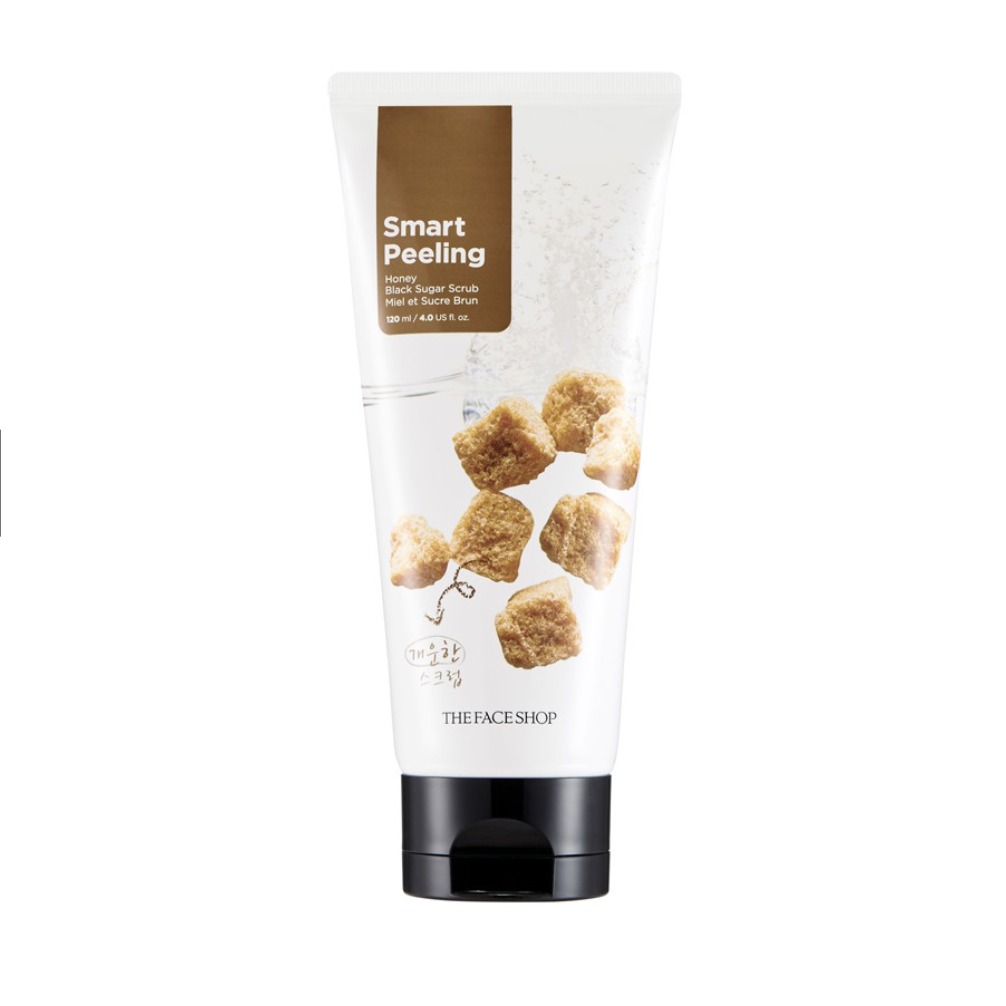 THEFACESHOP Smart Peeling Honey Black Sugar Scrub Vegan 120ml Body Lotion OEM & ODM Anti-Wrinkle Firming Pore Cleaner for Adults