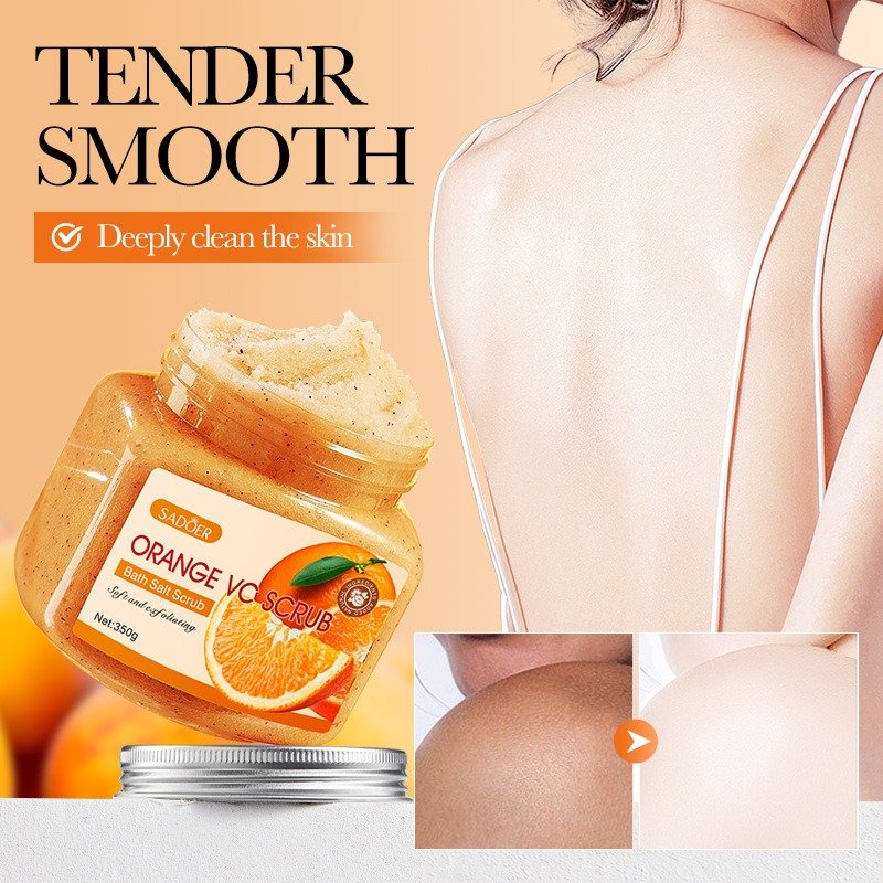 Cross-border ice cream scrub bath sugar fruit flavor to black exfoliating bath salt to chicken skin whole body bath scrub