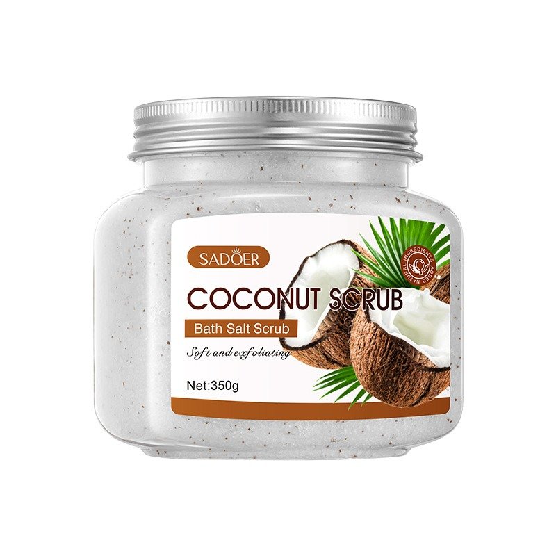 Cross-border ice cream scrub bath sugar fruit flavor to black exfoliating bath salt to chicken skin whole body bath scrub