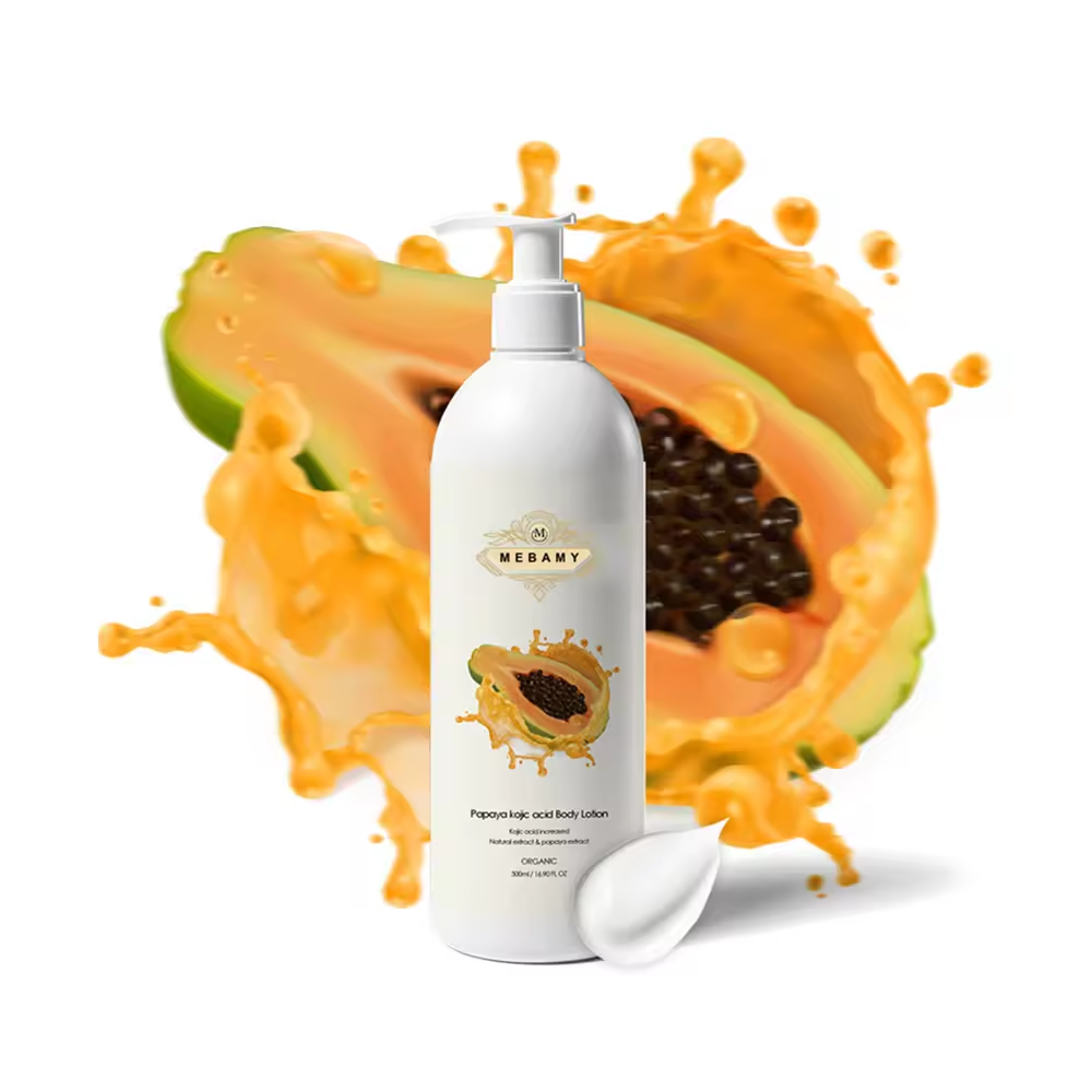 Private Label Papaya Whitening Body Lotion Kojic Acid Cream Glycerin Moisturizer Organic Papaya Kojic Acid Body Lotion