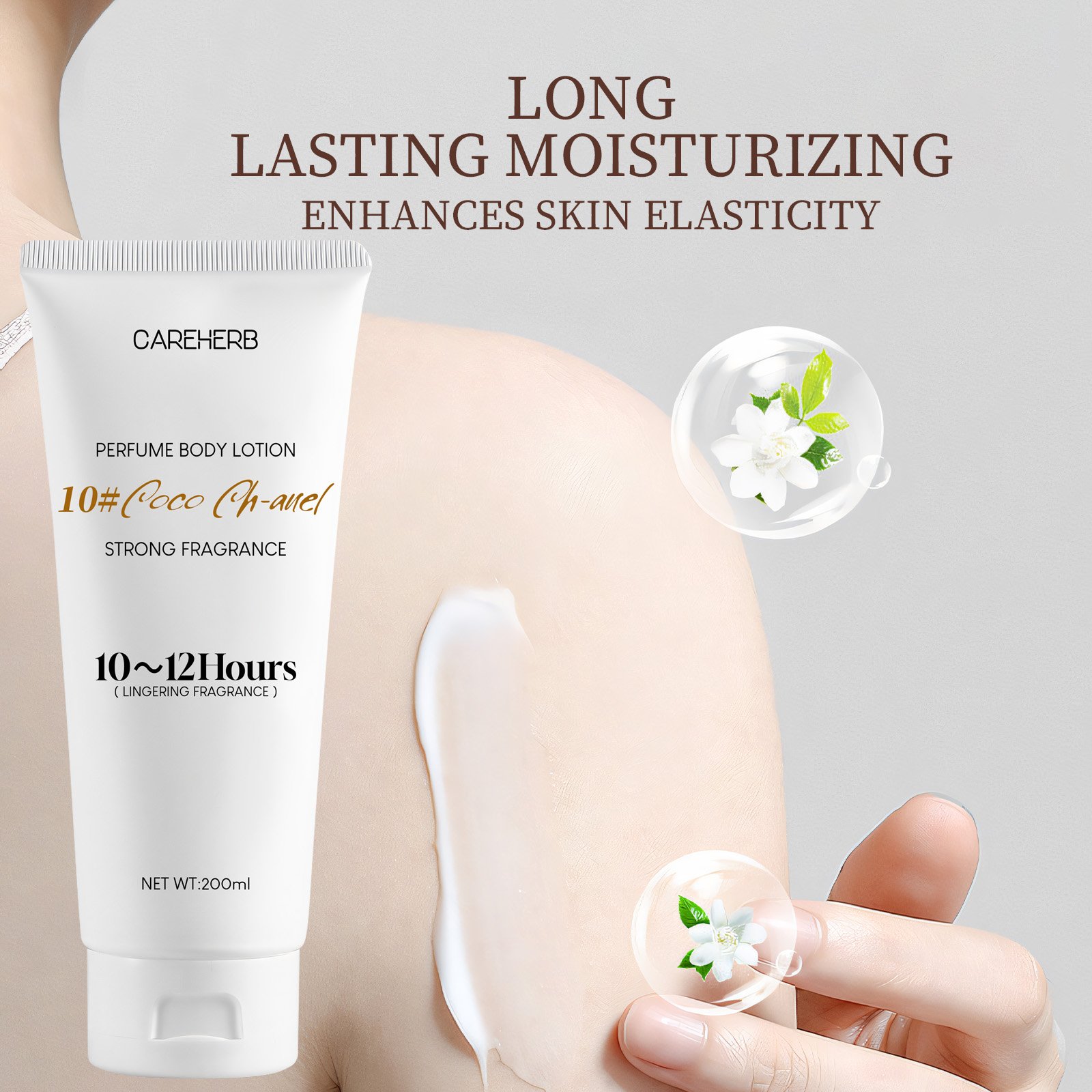 Custom Logo Vegan Whole Body Skin Lightening Long Moisturising Perfume Fragrance Body Lotion