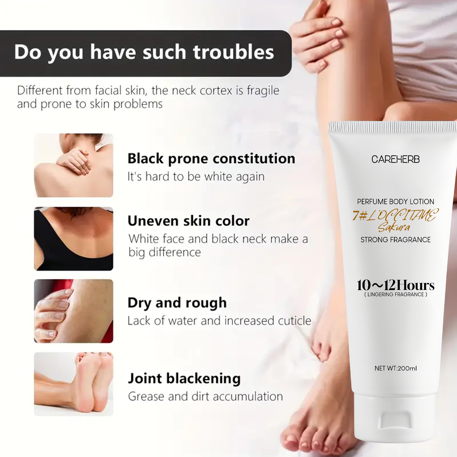 Custom Logo Vegan Whole Body Skin Lightening Long Moisturising Perfume Fragrance Body Lotion