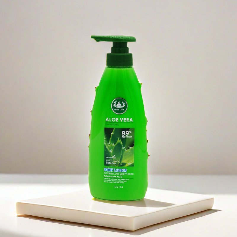 Wholesale 500ml Aloe Vera Organic Moisturizing Skin Whitening Body Lotion For Sale
