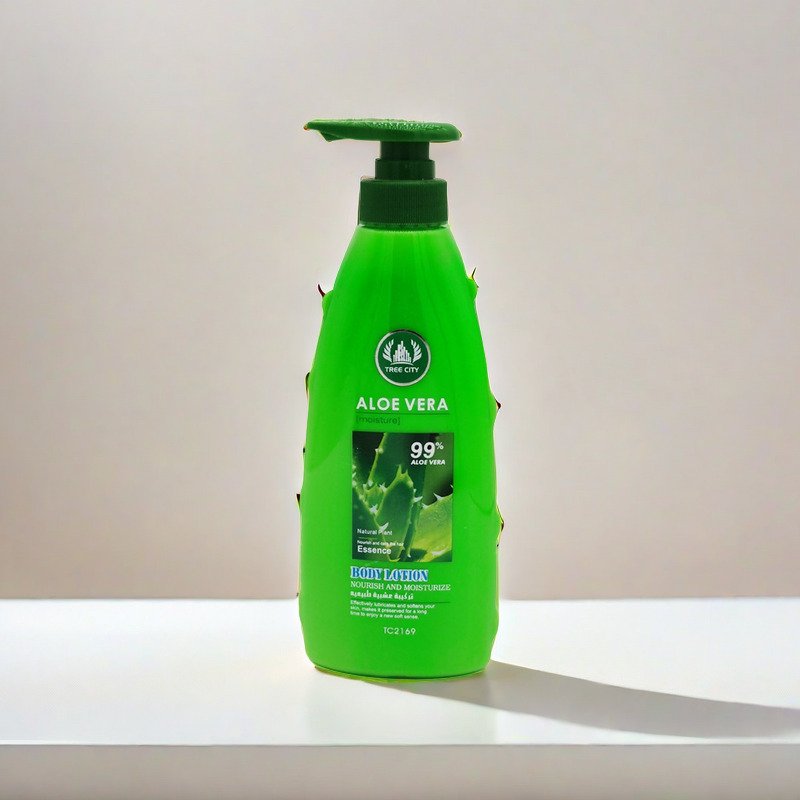 Wholesale 500ml Aloe Vera Organic Moisturizing Skin Whitening Body Lotion For Sale