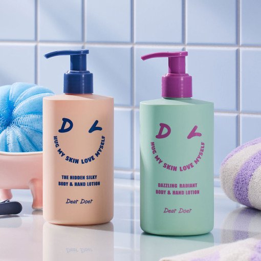 Dear Doer 300ml Organic Korean Whitening Body Lotion Hidden Silky Body Care for Adults