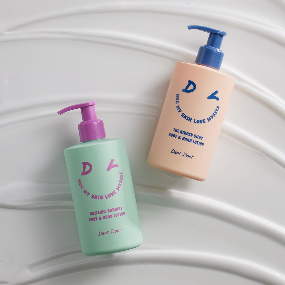 Dear Doer 300ml Organic Korean Whitening Body Lotion Hidden Silky Body Care for Adults