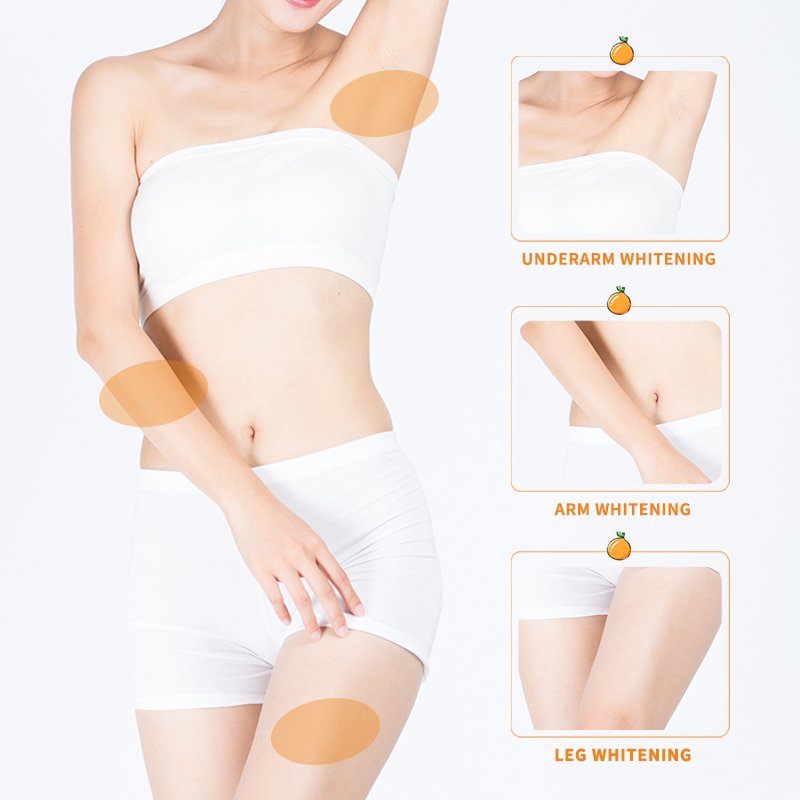SADOER 50g Body Whitening Cream For Sensitive Area Underarm Skin Whitening Moisturizing Cream For Neck and Knees Private Parts