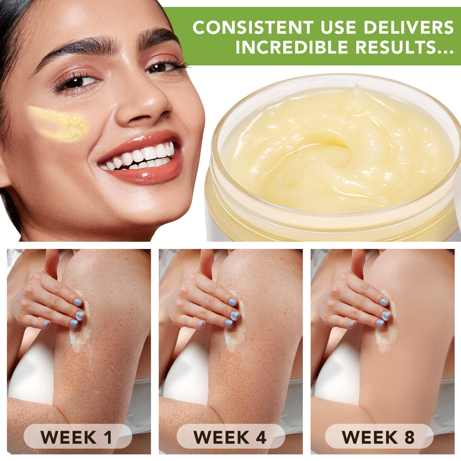 Custom Hair Skin Care Products 220g Private Label Cosmetics African Unrefined Shea Butter Raw Lotion for the Body and Face
