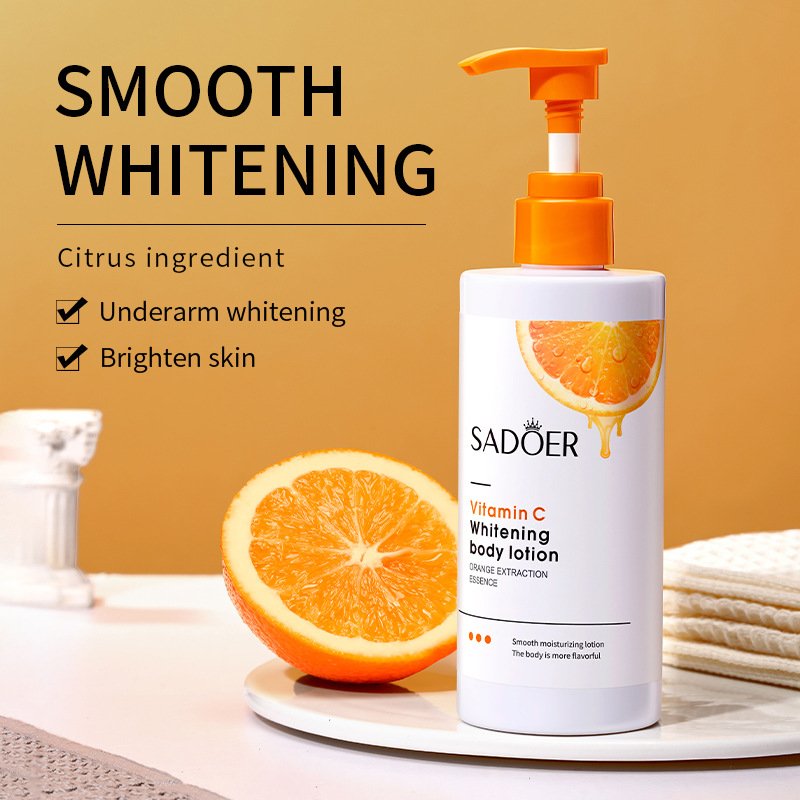 SADOER Vitamin C Moisturizing Nourishing Hydrating and Whitening Skin Body Lotion