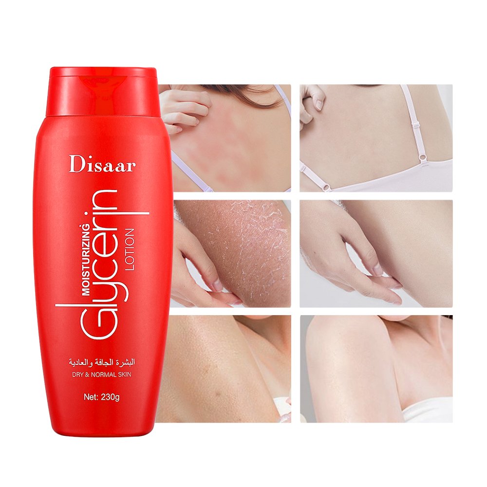 Disaar Good 230g Glycerin Body Lotion Pour Le Corps For Sensitive Skin Women With Shea Butter And Oat Extract Can Custom Logo