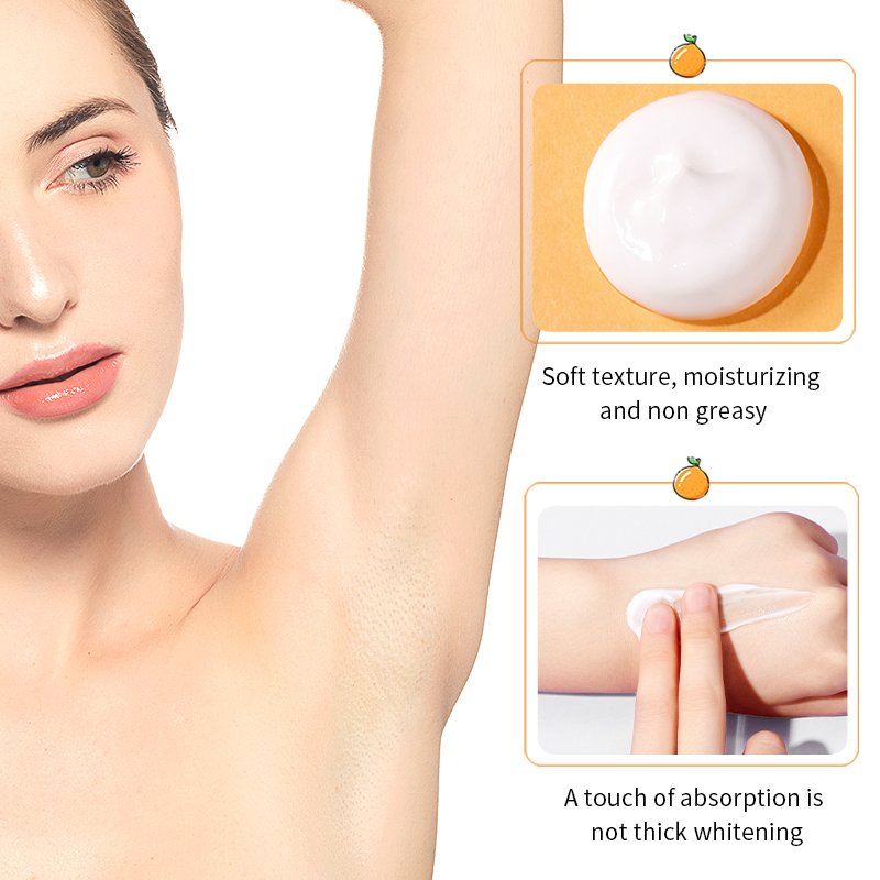 Armpit Whitening Cream Skin Lightening Bleaching Cream For Underarm Dark Skin Legs Knees Whitening Intimate Body Lotion