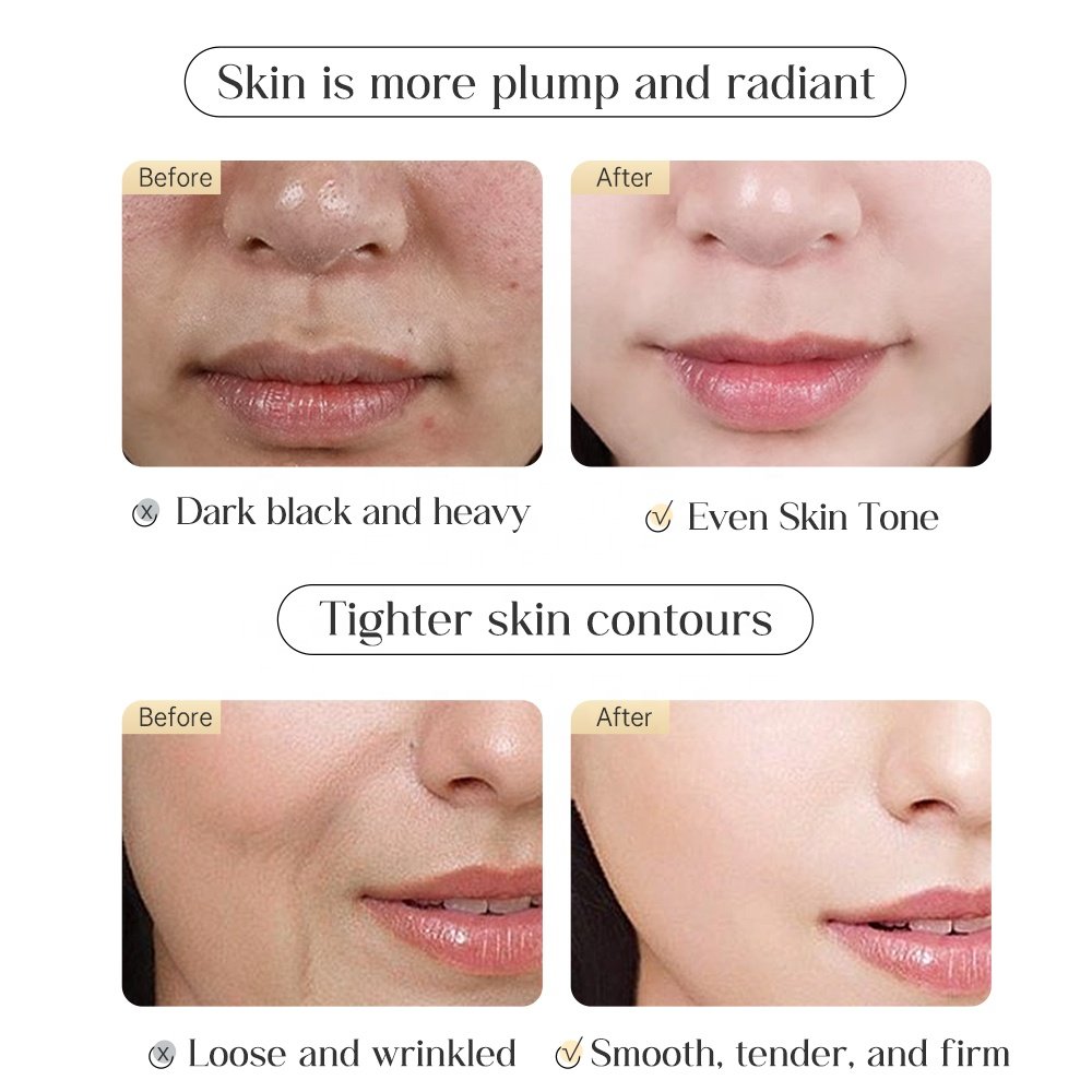 Vitamin C Good Morning Face Cream Set Brighten Skin Tone Hydrate Moisturize Day & Night Skin Cream