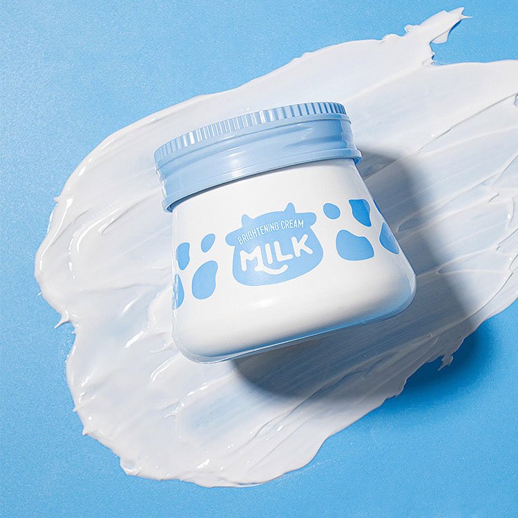 Milk Whitening Face Cream Organic Korean Style 55g Facial Moisturize rWhitening Skin Care Beauty Face Cream