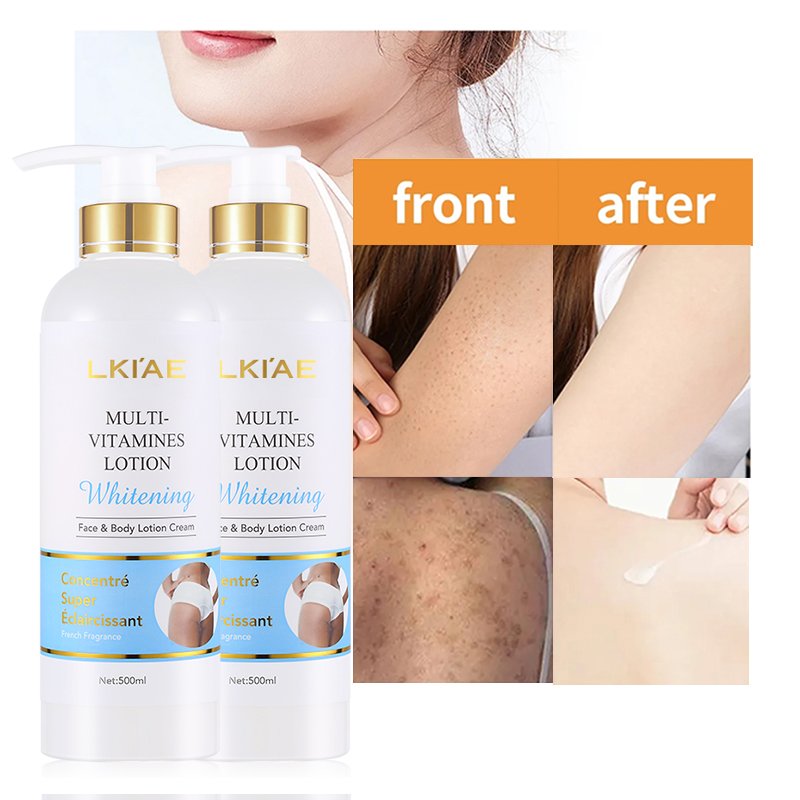 New Scented African Moisturizing Niacinamide Skin Whitening Body Lotion Travel Size Lightning Intensive Brightening Body Cream