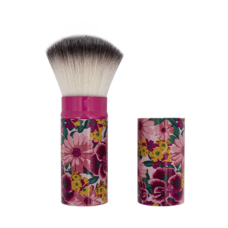 Customized Size Private Label Soft Hair Makeup Brush Single Retractable Portable Professional Travel Foundation Tool
