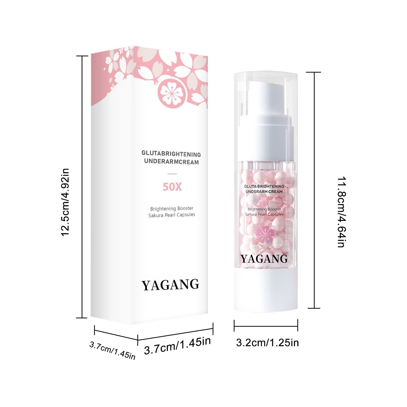 Brightening Whitening Vitamin C Anti Age Face Cream Dark Spots Remover Gluta Organic Whitening Cream for Face And Body