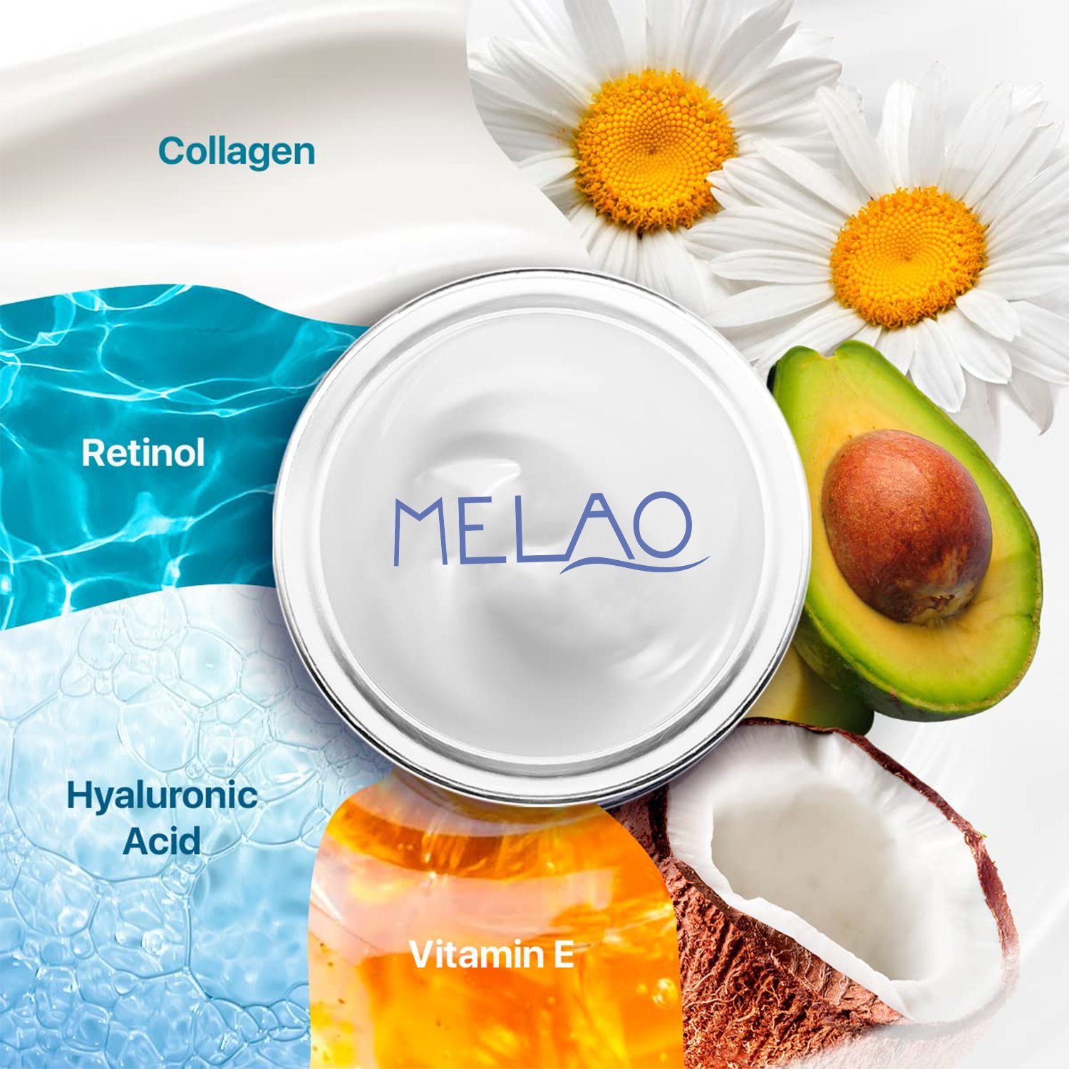 OEM Collagen Cream Face With Retinol And Hyaluronic Acid Hydrating Face Lotion Moisturizing Cream Niacinamide Reduce Wrinkles
