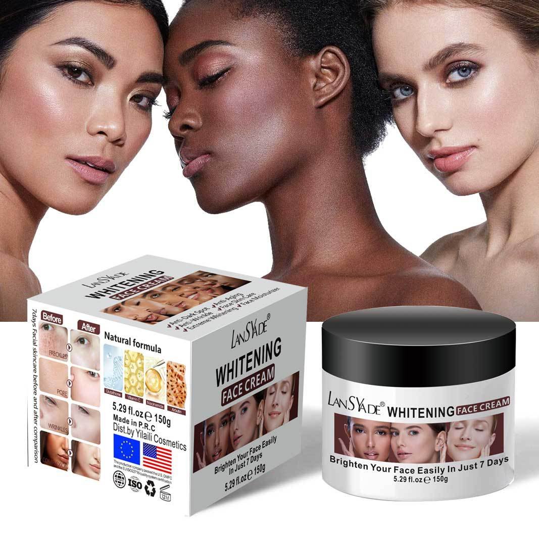 Private Label Whitening Face Cream 7 Days Removal Dark Spot Anti Aging Brightening Skin Care Cream