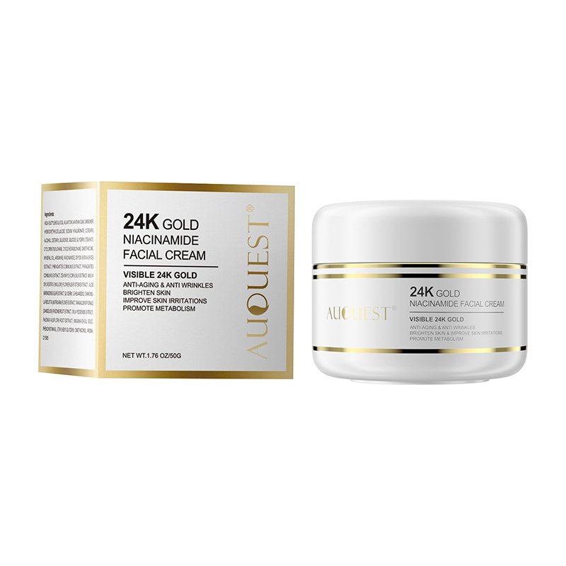 Custom logo 24k gold face cream Private label orgnaic Anti Wrinkle Whitening Collagen Black Spot Remover Moisturizer Face Cream