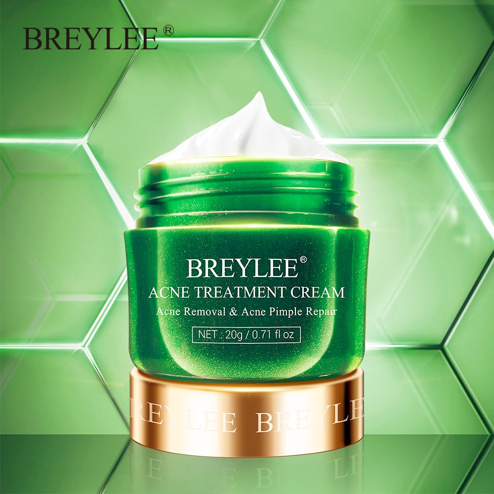 BREYLEE Skin Repair Moisturising Cream Tea Tree Oil Acne Face Cream 20g Moisturizing Repairing Essence Cream