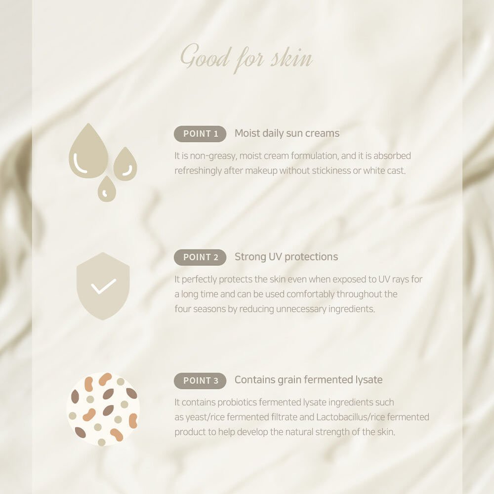 Sun Creams Rice +Probiotics Sunscreen SPF50+ Physical Skin Care Sunscreen Glow Moisturizing Faces Creams