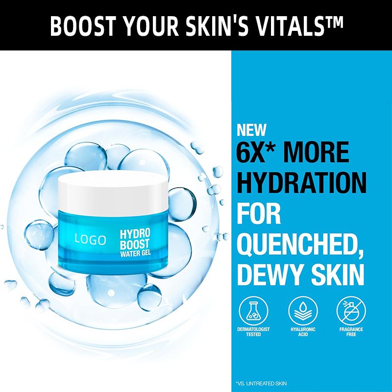 OEM ODM Face Cream Skincare products Hydro Boost Water Gel Glowing &Moisturizing skin for daily use Facial beauty product