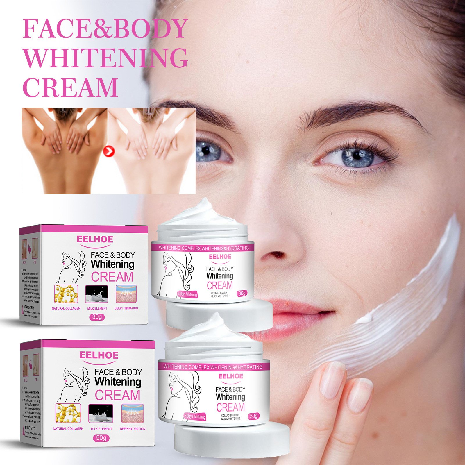 Skin Care Face Moisturizing Cream Deep Hydration Antiaging Whitening Face Moisturizer Cream