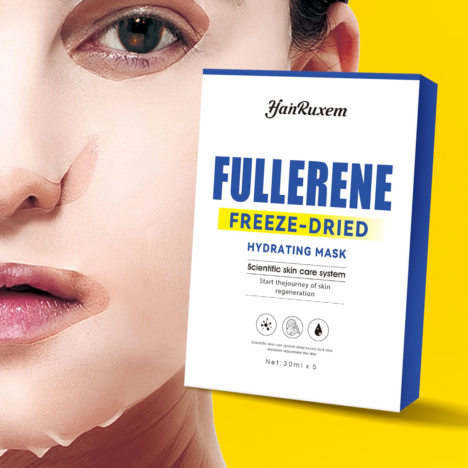 OEM Whitening anti-wrinkle face cream Brighten Anti-Wrinkle Soothe Rejuvenation Smoothing Fullerene Moisturize facial cream