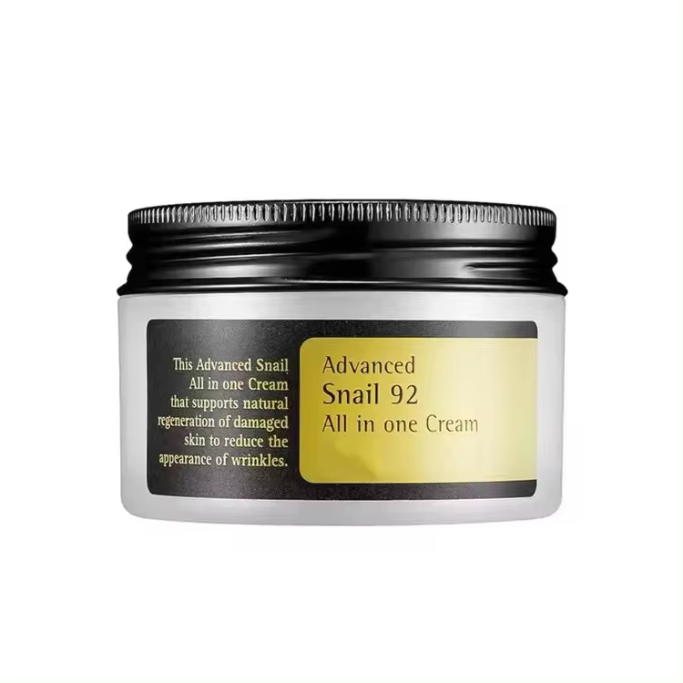 Private label Snail Mucin 92 All In One Cream 100ml Facial Anti-aging Care Moisturizing Anti Wrinkle Skin Korean Cosmetics