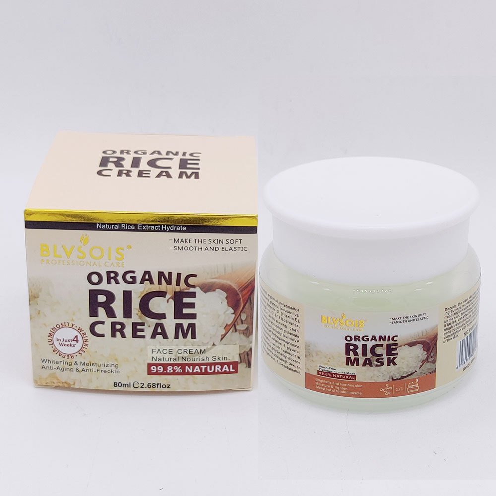 Organic rice cosmetics Cream Remove Dark Spots Whitening Face Care Moisturizing Anti-Aging Firming Skin Care Cosmetics set