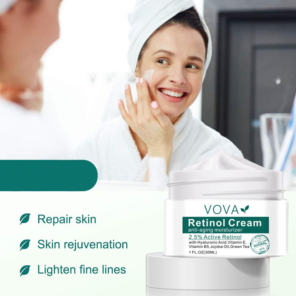 Skin Natural Organic Firming Fade Fine Lines Moisturizing Anti Aging Wrinkle Night Retinol Collagen Face Cream