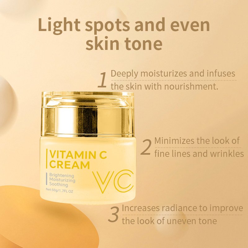 Custom Logo Brightening Lightening Skin Care Vitamin C Face Cream Lotion Whiting Cream For Wholesale