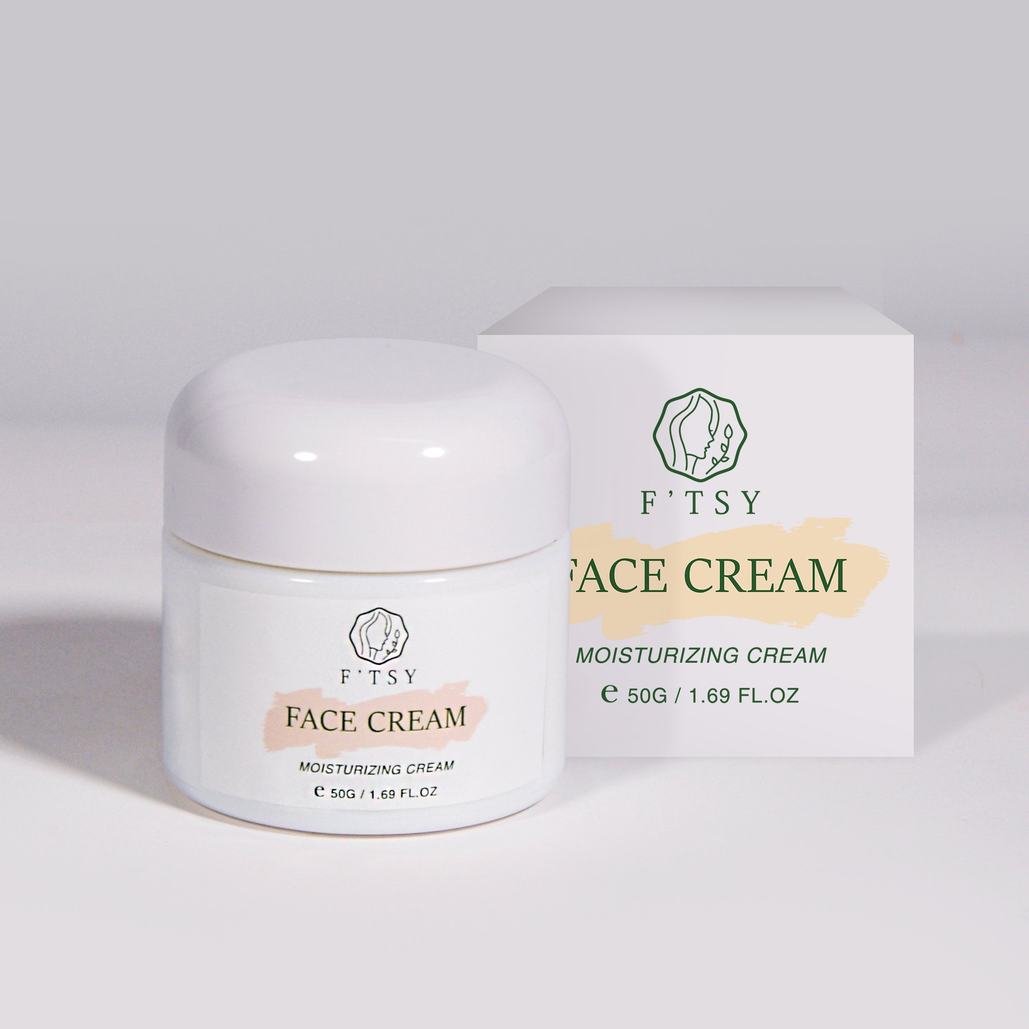 Private Label Korean Organic Soothing Calming Face Ice Cream Moisturizer Whitening Face Cream
