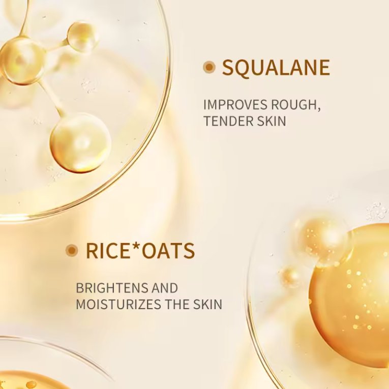 Korean Moisturizing Day And Night Dry Skin Anti aging Tightening Cream Natural Rice Whitening Face Cream