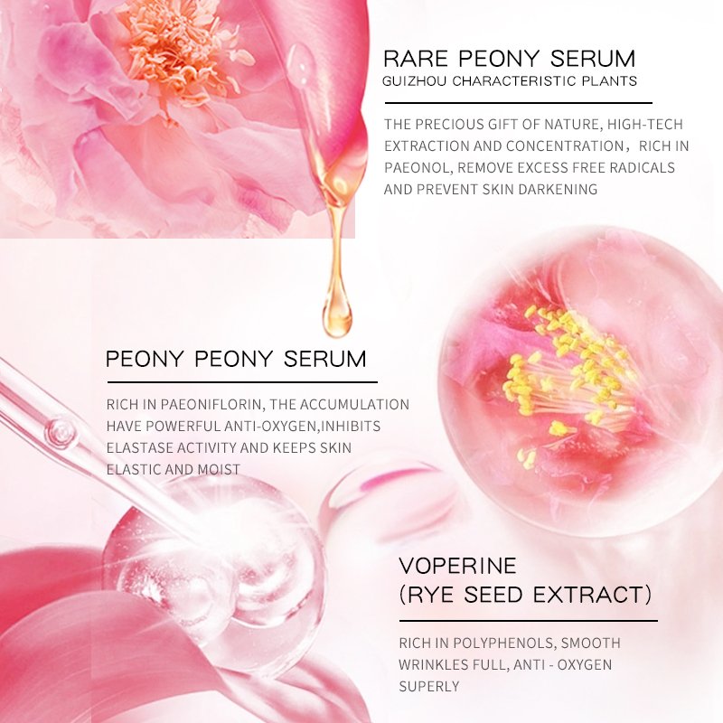 Kangrong Private Label Beauty Peony Root Rye Seed Froasted Jar Turmeric Collagen Skin Whitening Face Cream For Fair Skin