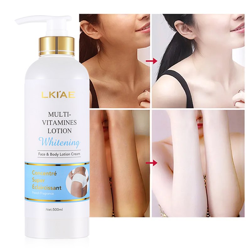 Wholesale Men Lightening Body Creams Whiting Natural Whitening Multi-Vitamines Body Lotion For Black Skin
