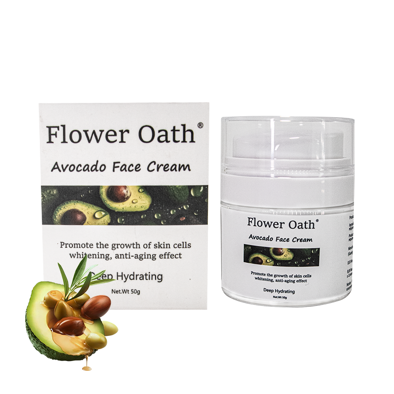 Flower Oath Best for fair skin Beauty collagen anti acne Best for glowing skin Whitening avocado face cream